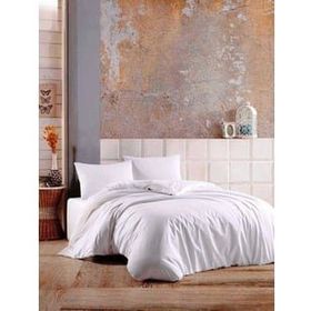 Nivemes Home Beyaz %100 Pamuk Çift Kişilik Nevresim Takımı