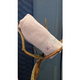 Nivemes Home Cemre Karacan Pembe 70x135 cm Banyo Havlusu