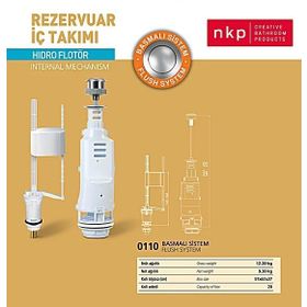 Nkp 0110 Basmalı Sistem Sessiz Hızlı Dolum, Rezervuar İç Takım