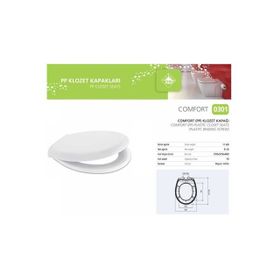 Nkp 0301 Comfort Alttan Sıkmalı Kırılmaz Klozet Kapağı
