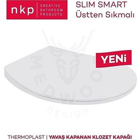 Nkp 0302 Thermoplast Slim Smart Yavaş Klozet Kapağı