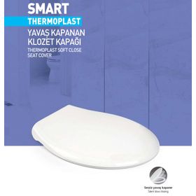 Nkp 0302 Thermoplast Slim Smart Yavaş Klozet Kapağı