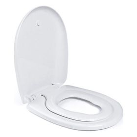 Nkp 0340 Beyaz Universal Çocuk Adaptörlü Yavaş Kapanan Klozet Kapağı