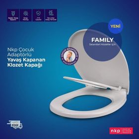 Nkp Çocuk Adaptörlü Family Klozet Kapağı