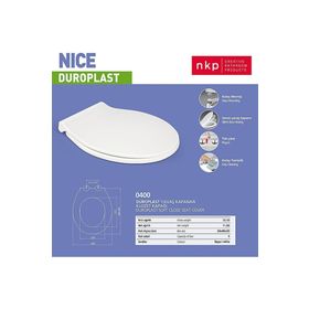Nkp Duroplast Oval Yavaş Kapanan Klozet Kapağı