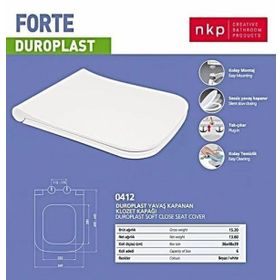 Nkp Forte Yavaş Kapanır Klozet Kapağı