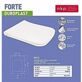 Nkp Forte Yavaş Kapanır Klozet Kapağı
