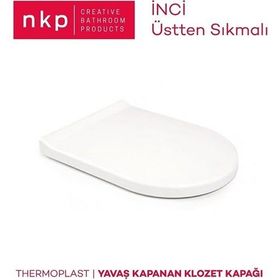 Nkp İnci Soft Close Yavaş Kapanan Amortisörlü Klozet Kapağı