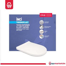 Nkp İnci Thermoplast Yavaş Kapanır Amortisörlü Klozet Kapağı