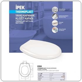 Nkp İpek Soft Thermoplast Yavaş Kapanan Klozet Kapağı