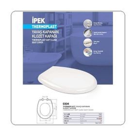 Nkp İpek Soft Thermoplast Yavaş Kapanan Klozet Kapağı