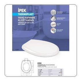Nkp İpek Soft Thermoplast Yavaş Kapanan Klozet Kapağı
