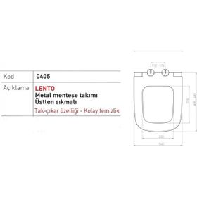 Nkp Lento Duroplast Yavaş Kapanan Klozet Kapağı
