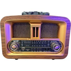 NNS NS-6650 Retro Taşınabilir Bluetooth Hoparlör