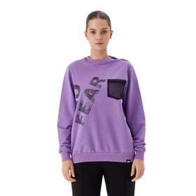 No Fear 72491 Lila Mor Kadın Sweatshirt