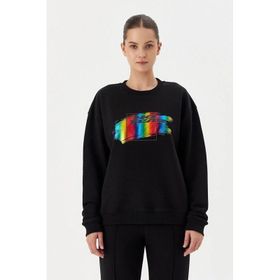 No Fear 72498 Siyah Kadın Sweatshirt