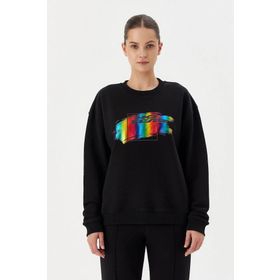 No Fear 72498 Siyah Kadın Sweatshirt
