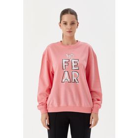 No Fear 72500 Pembe Kadın Sweatshirt