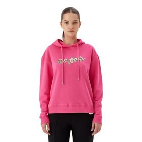 No Fear 72508 Fuşya Pembe Kapüşonlu Kadın Sweatshirt