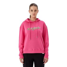 No Fear 72508 Fuşya Pembe Kapüşonlu Kadın Sweatshirt