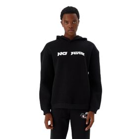 No Fear M500216 Siyah Kapüşonlu Erkek Sweatshirt