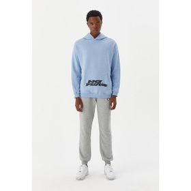 No Fear M500218 Mavi Kapüşonlu Erkek Sweatshirt