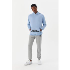 No Fear M500218 Mavi Kapüşonlu Erkek Sweatshirt