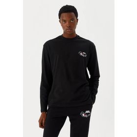 No Fear M500226 Siyah Uzun Kollu Erkek T-shirt