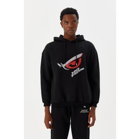 No Fear M500227 Siyah Kapüşonlu Erkek Sweatshirt