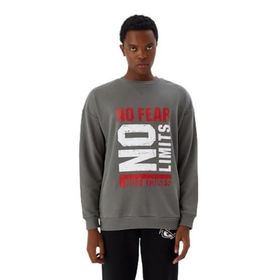 No Fear M500233 Gri Erkek Sweatshirt