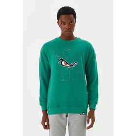 No Fear M500235 Yeşil Erkek Sweatshirt