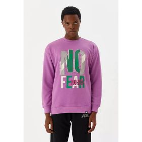 No Fear M500238 Mor Erkek Sweatshirt
