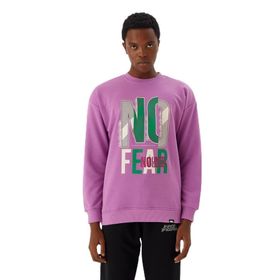 No Fear M500238 Mor Erkek Sweatshirt
