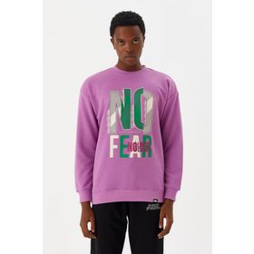No Fear M500238 Mor Erkek Sweatshirt