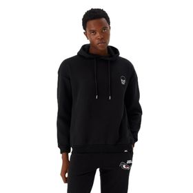No Fear M500241 Siyah Kapüşonlu Erkek Sweatshirt