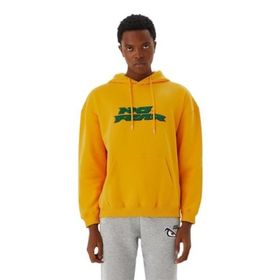 No Fear M500243 Sarı Kırmızı Kapüşonlu Erkek Sweatshirt