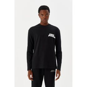 No Fear M500278 Siyah Uzun Kollu Erkek T-shirt