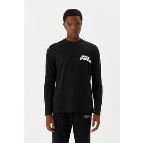 No Fear M500278 Siyah Uzun Kollu Erkek T-shirt