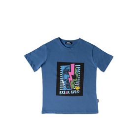 No Fear NFR-B500321 Mavi Erkek Çocuk T-shirt