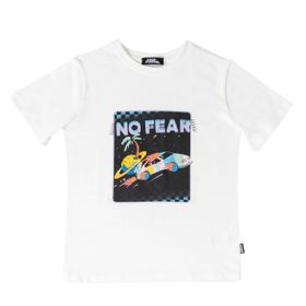 No Fear NFR-B500337 Beyaz Erkek Çocuk T-shirt