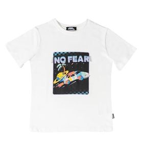 No Fear NFR-B500337 Beyaz Erkek Çocuk T-shirt