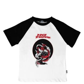 No Fear NFR-B500353 Siyah Beyaz Erkek Çocuk T-shirt