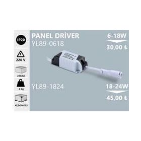 Noas 6-18W Driver YL89 0618 Panel