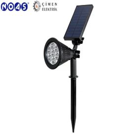 Noas YL74 0702 S 7 Watt 3200K Gün Işığı Solar Bahçe Armatürü