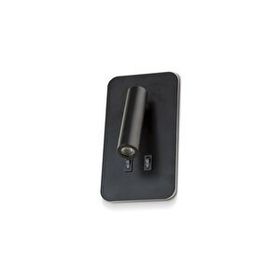 Noas YL85 0732 3+7 Watt 3200K Gün Işığı Siyah Ronda Led Dekoratif Aplik