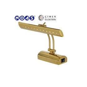 Noas YL85 2502 5 Watt 3200K Gün Işığı Gold Anahtarlı Sevilla Dekoratif Aplik