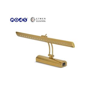 Noas YL85 2702 7 Watt 3200K Gün Işığı Gold Anahtarlı Madrid Dekoratif Aplik