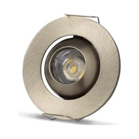 Noas YL94-0102 1W 3200K Günışığı Sıva Altı Saten Kasa Hareketli Manda Gözü Led Spot