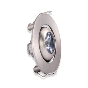 Noas YL94-0102 1W 3200K Günışığı Sıva Altı Saten Kasa Hareketli Manda Gözü Led Spot