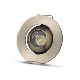 Noas YL94-0106 1W Amber Sıva Altı Saten Kasa Hareketli Manda Gözü Led Spot